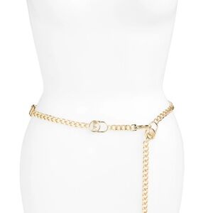 Michael Kors gold chain waist belt